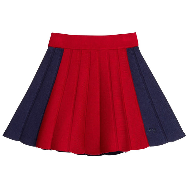 Little Marc Jacobs Girls Navy & Red Knitted Skirt – Petit New York