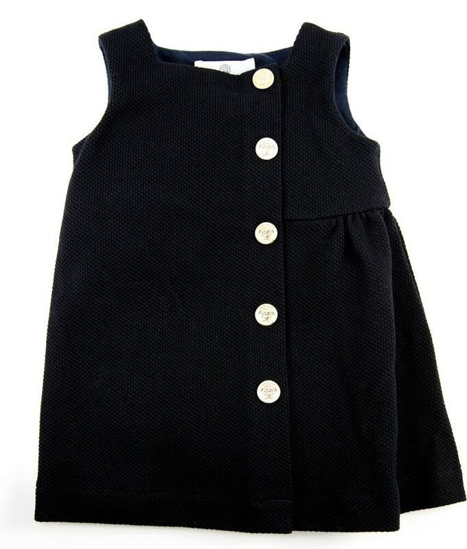 navy dress for baby girl