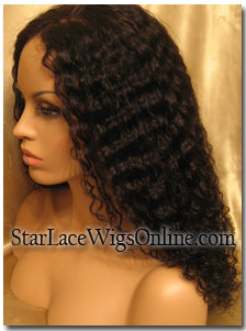 Jerry Curl Lace Wig Texture