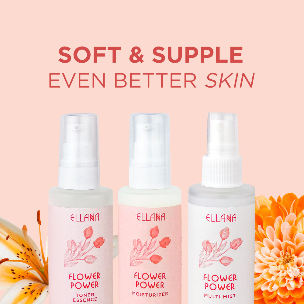 Ellana Minerals Flower Power Set Hydrates And Brightens | For Dry To Delicate Skin | The Nest Attachment Parenting Hub