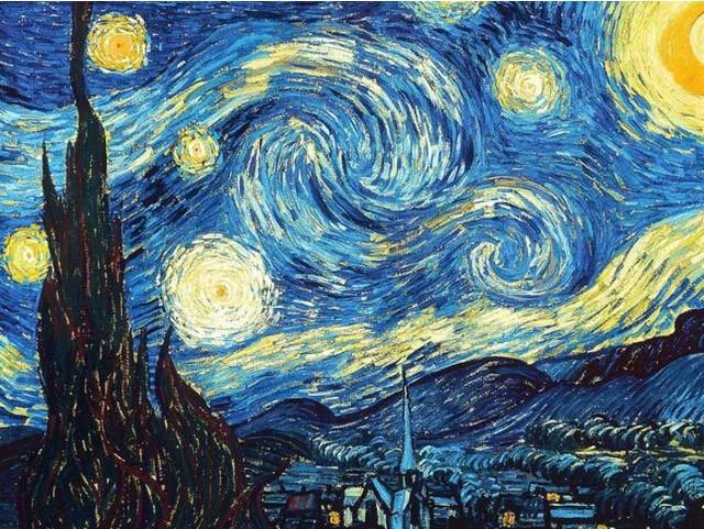The Starry Night - Van-Go Paint-by 
