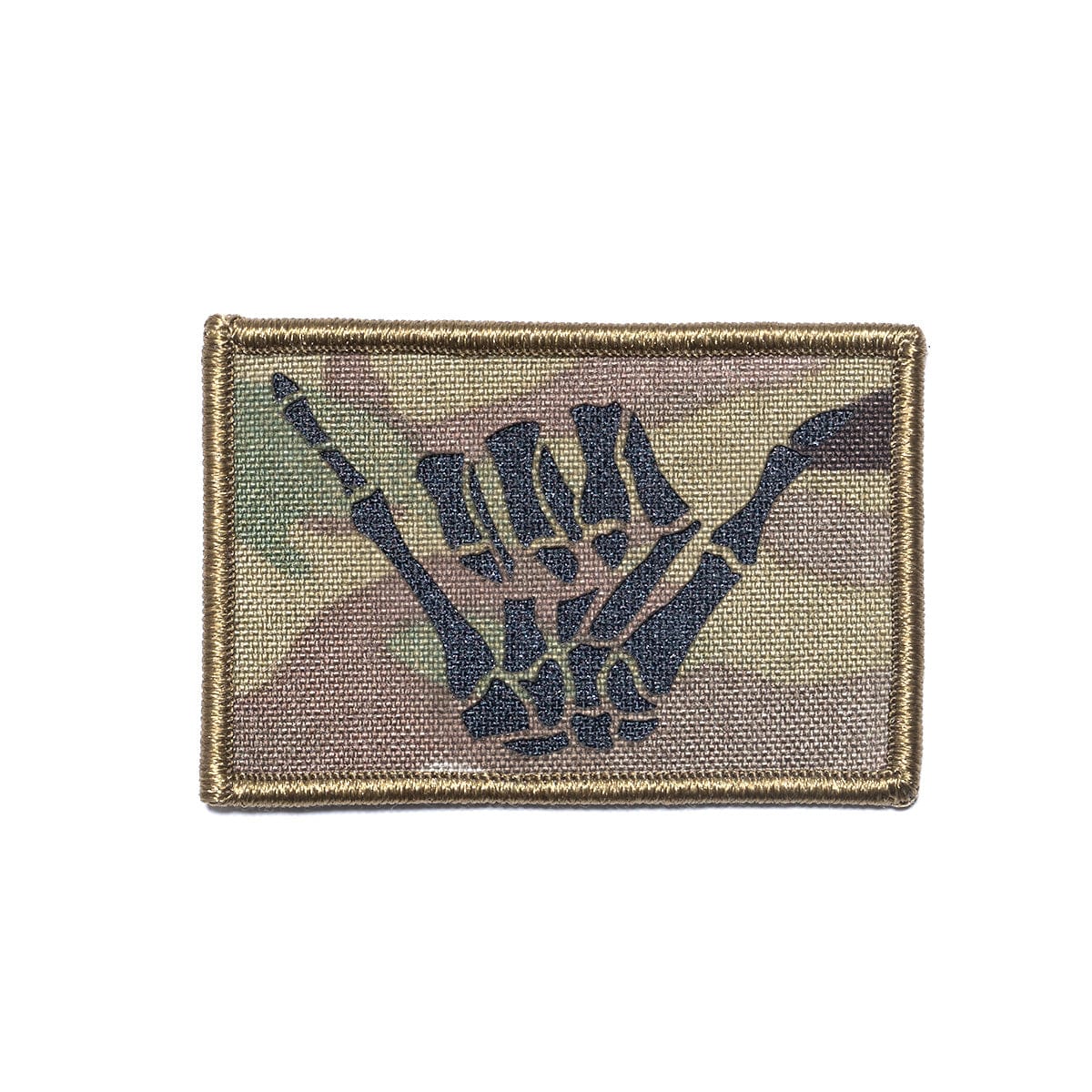 Grey Shaka Hang Loose Bullet Bill Morale Patch for VELCRO® BRAND