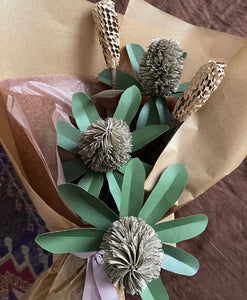 'The Banksia' Masterclass with paper artist Jo Neville. Sat August 20th.  1 - 4pm.
