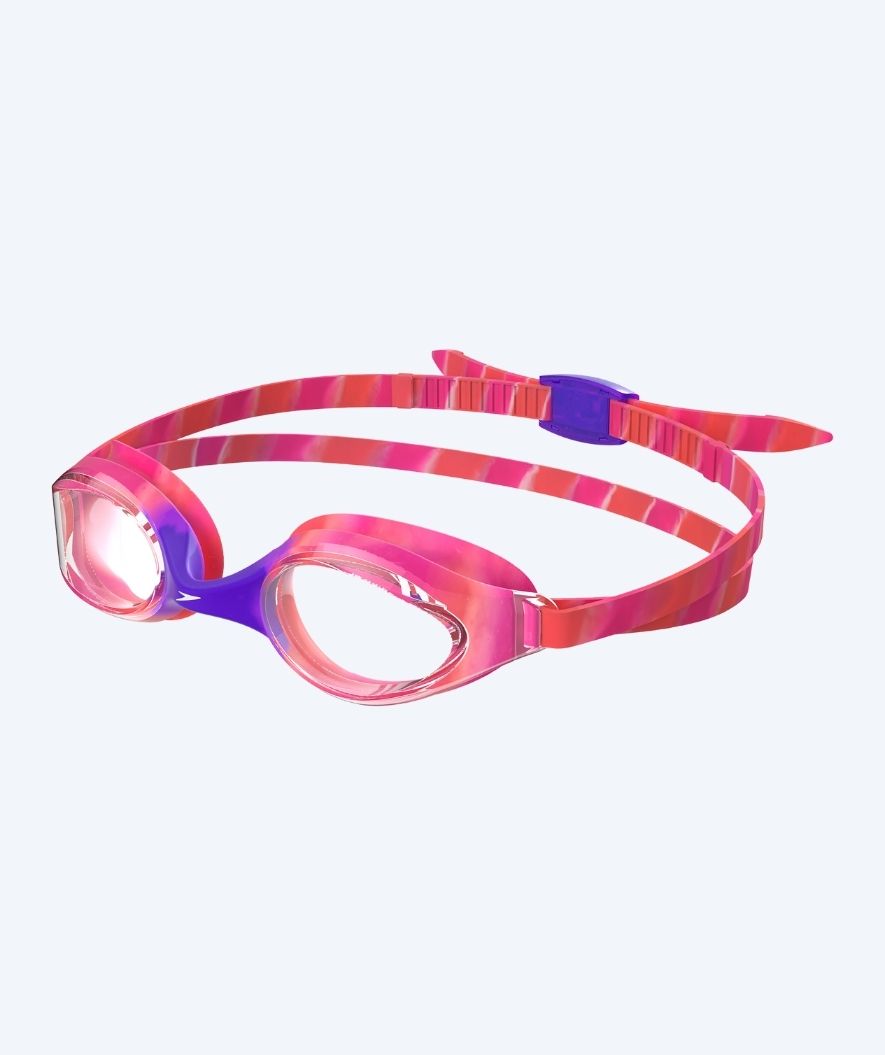 12: Speedo svømmebriller - Hyper Flyer - Lyserød/lilla