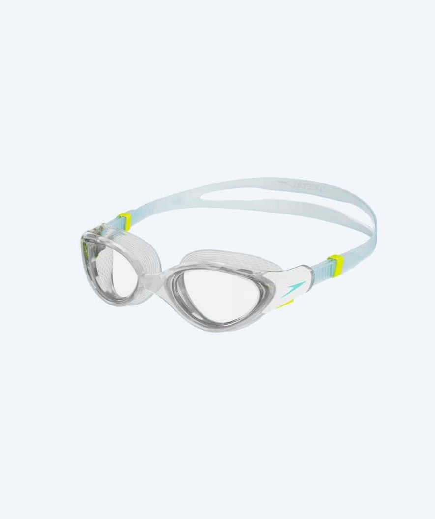 8: Speedo svømmebriller til damer - Biofuse 2.0 - Klar/blå