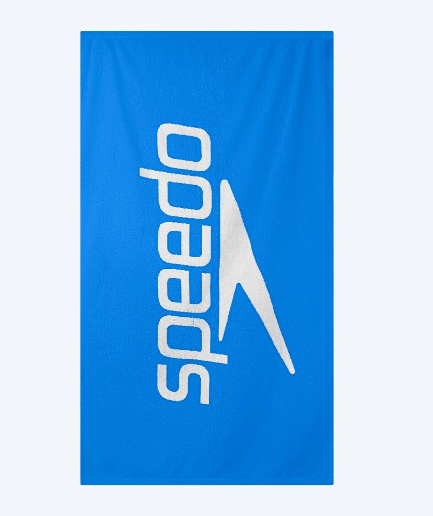 12: Speedo badehåndklæde - Logo - Blå/hvid