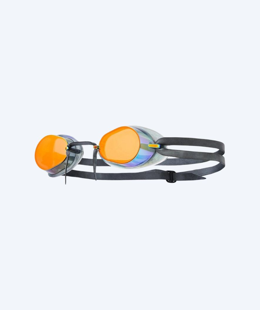 4: TYR svømmebriller - Socket Rockets 2.0 - Orange/klar (Mirror)
