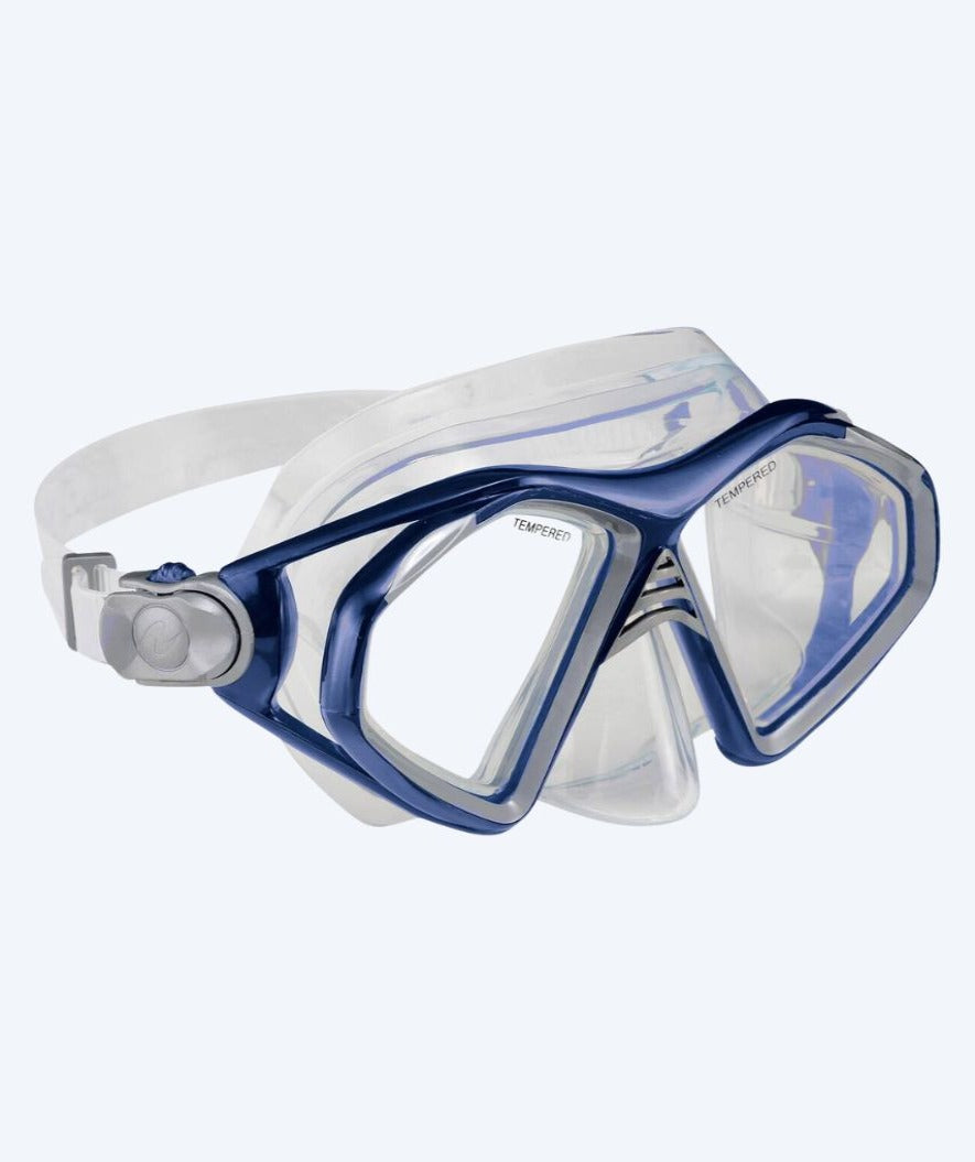 Aqualung dykkermaske til voksne – Trooper – Mørkeblå/klar