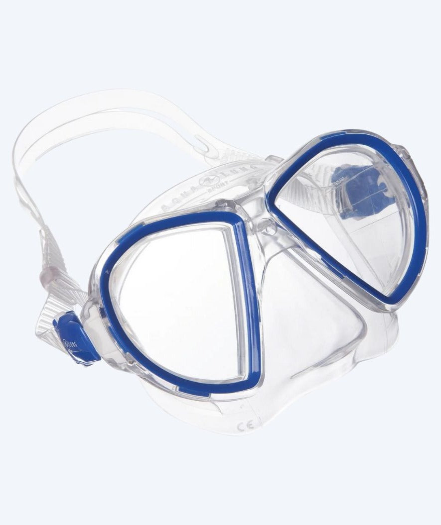 Aqualung dykkermaske til voksne - Duetto - Blå/klar
