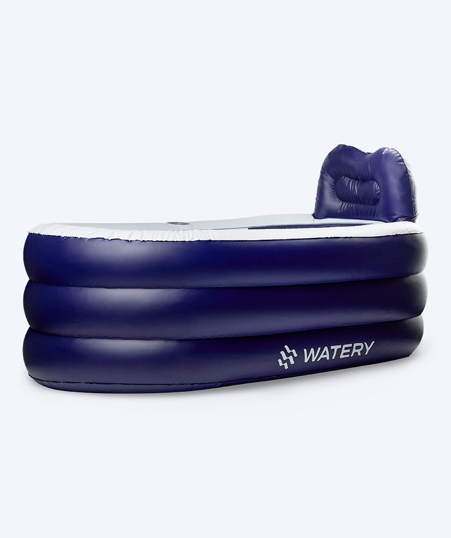 #3 - Watery oppusteligt badekar - Seal Real - Mørkeblå