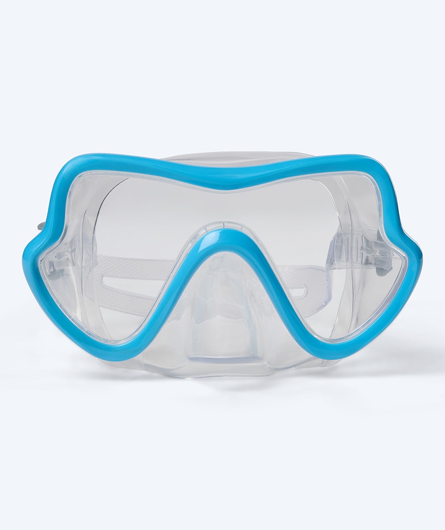 11: Watery dykkermaske til junior - Trigger - Blå/klar