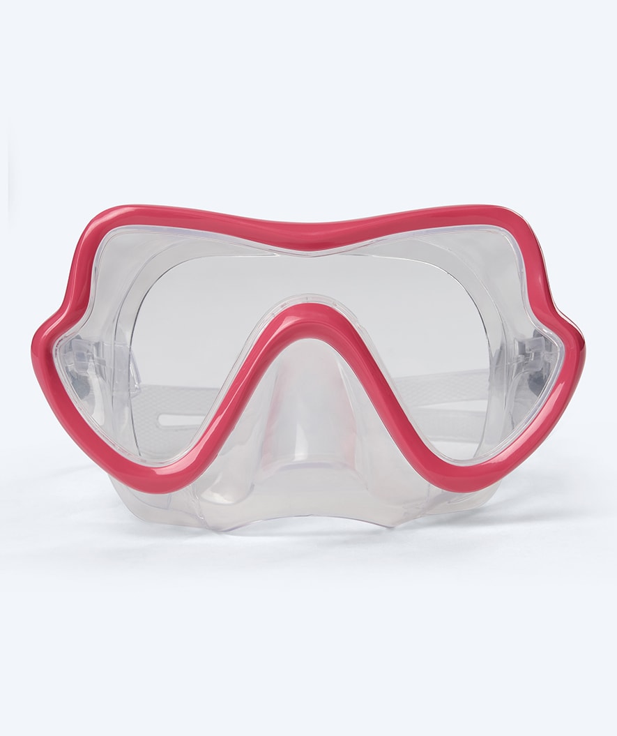 Watery dykkermaske til junior – Trigger – Rød/klar