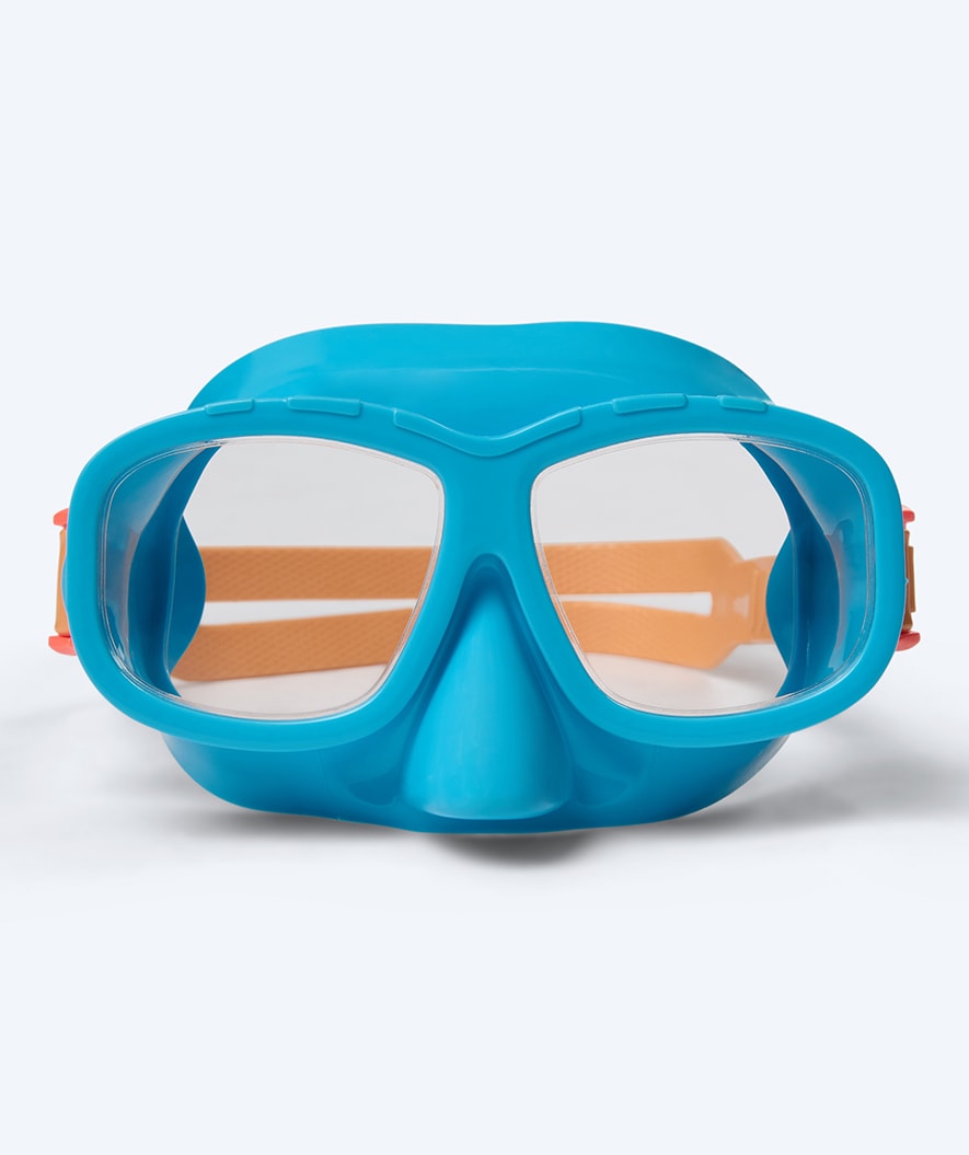 Watery dykkermaske til børn (4-10) – Wyre – Blå/orange