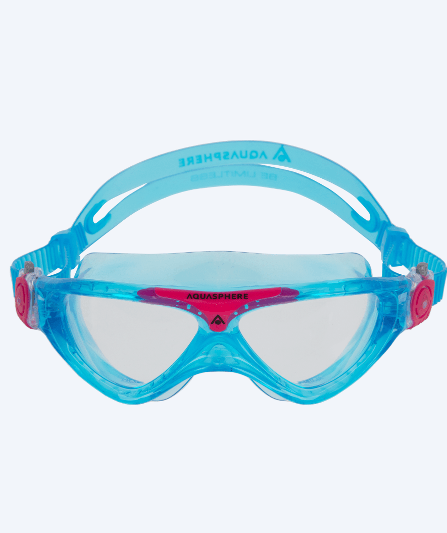 8: Aquasphere svømmemaske til junior (6-12) - Vista - klar/pink