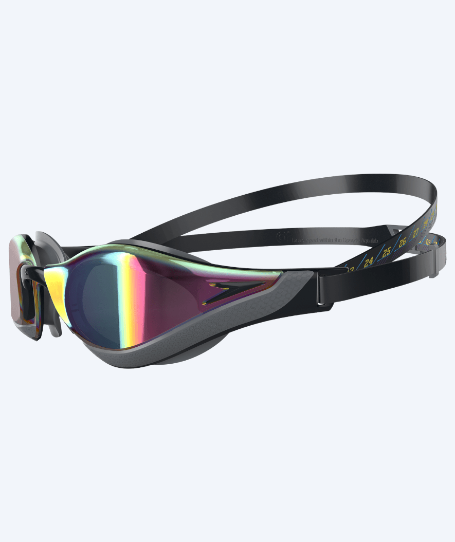 11: Speedo Elite svømmebriller - Fastskin Pure Focus - Sort/grå