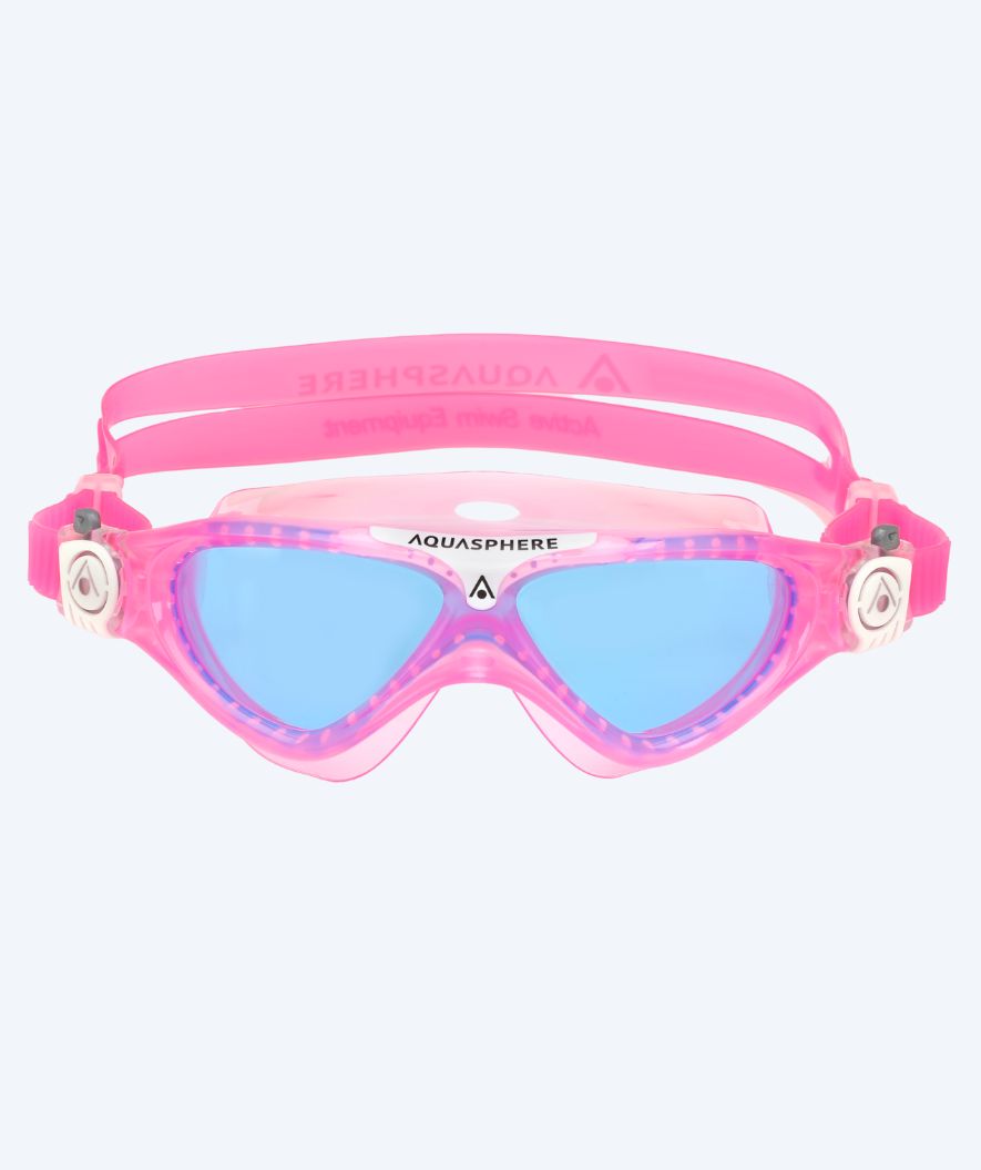 Aquasphere dykkerbriller til børn (6-15) - Vista - Pink (blå linse)