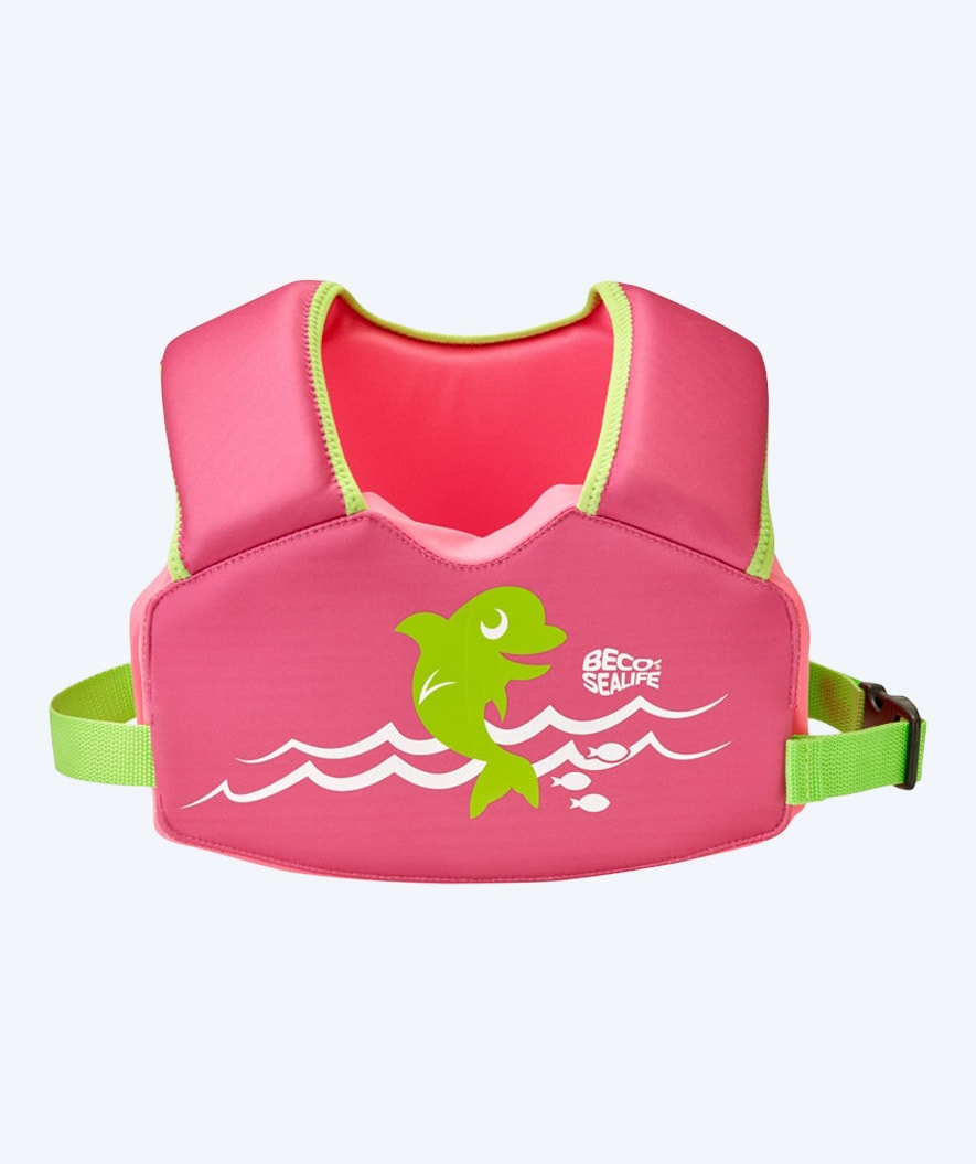 #3 - Beco svømmevest til børn (1-6 år) - Sealife (one-size) - Pink