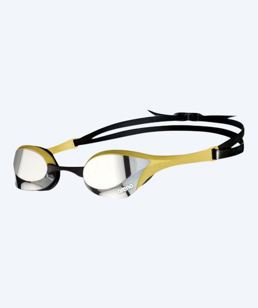 6: Arena Elite svømmebriller - Cobra Ultra SWIPE Mirror - Guld (sølv mirror)