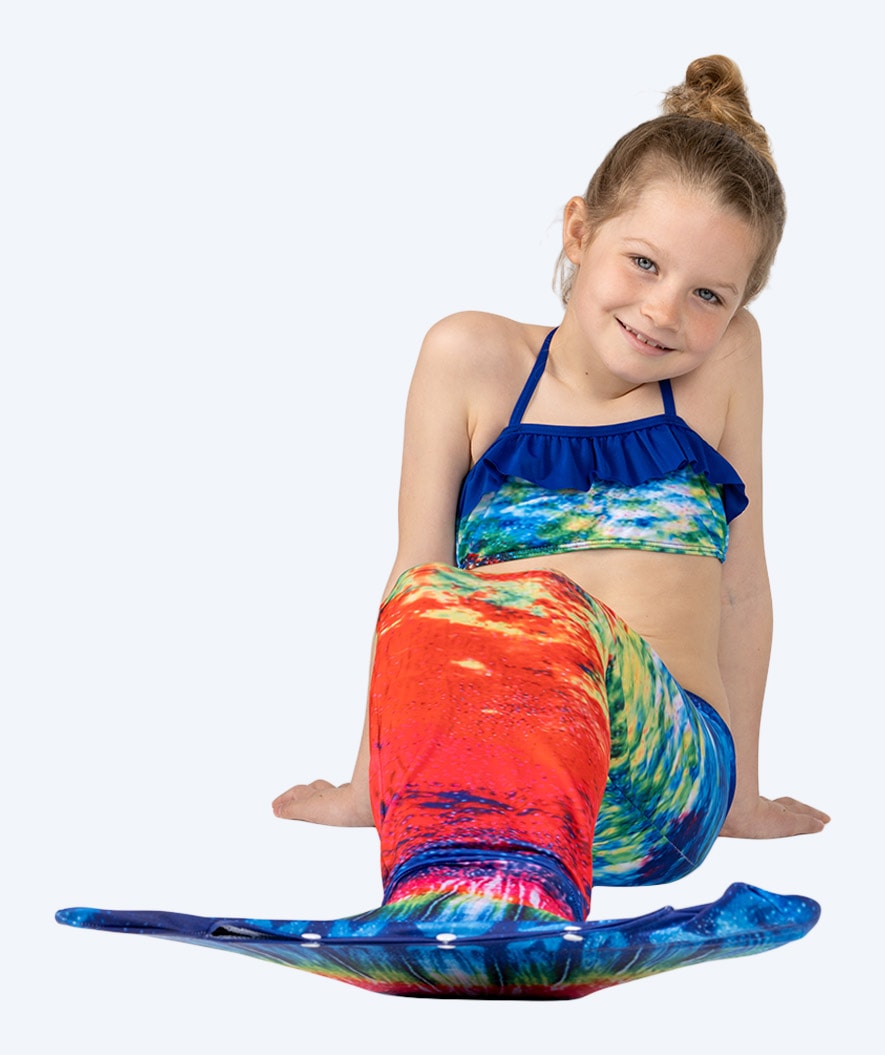 havfruehale til børn - Rainbow Bloom (ekskl. monofinne) –