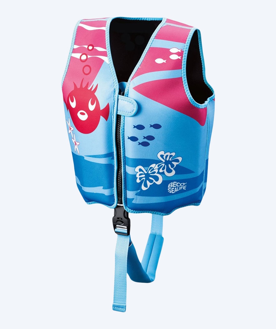 #2 - Beco svømmevest til børn (1-6 år) - Sealife - Lyseblå/lyserød