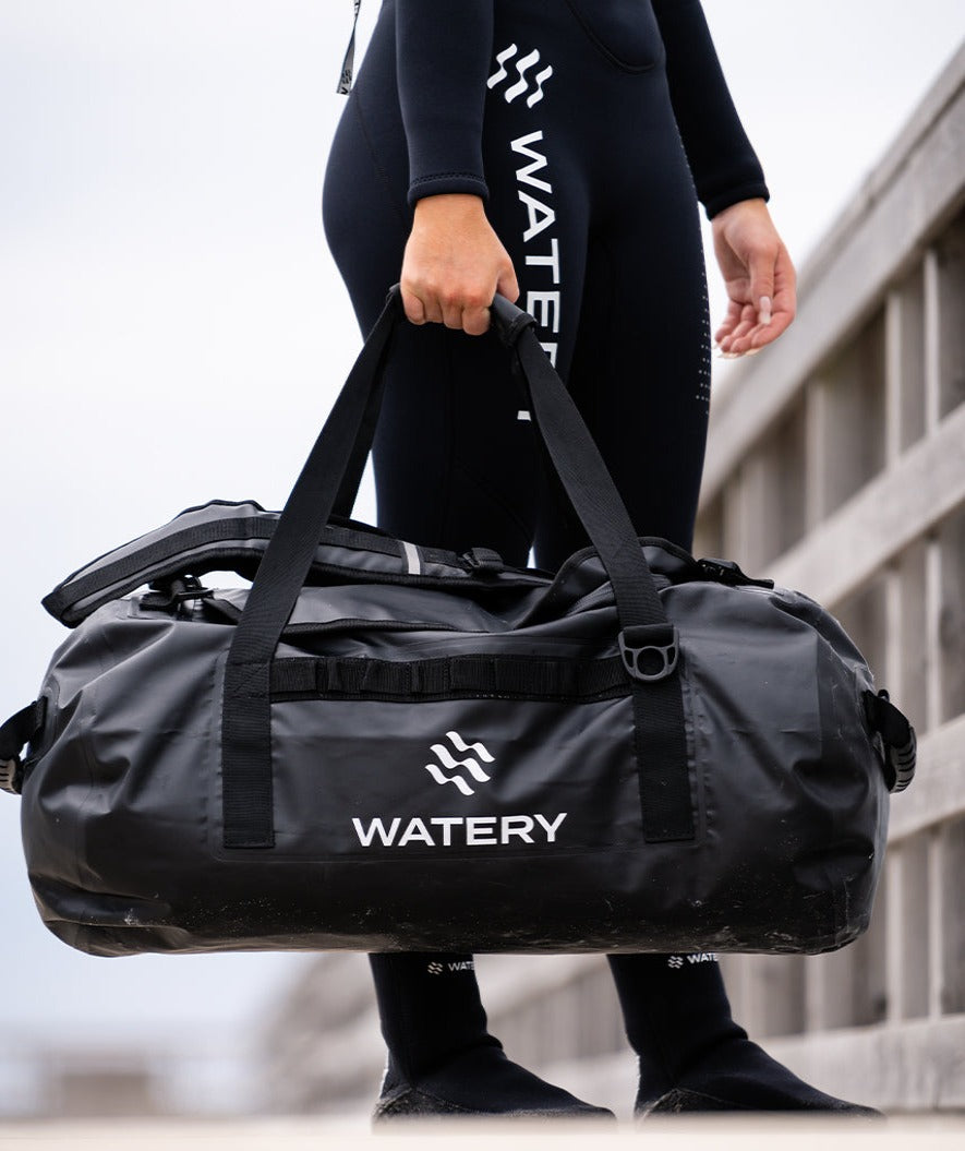 protein katalog Læs Watery vandtæt duffle taske - Swim 50L - Sort – Watery.dk
