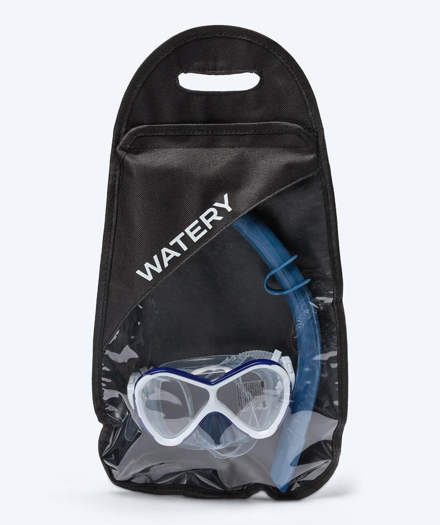Billede af Watery snorkel taske - 2-Set PVC - Sort