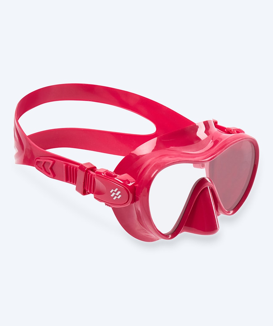Watery dykkermaske til børn (4-12) - Cliff - Rød