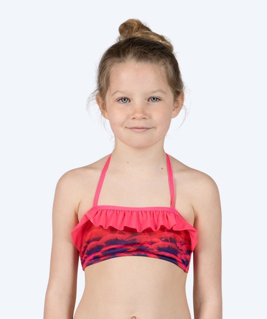 Billede af Watery havfrue bikini top til piger - Sunrise