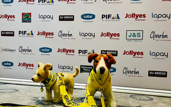 anxious dogs at Pet Industry Federation Awards in 2023