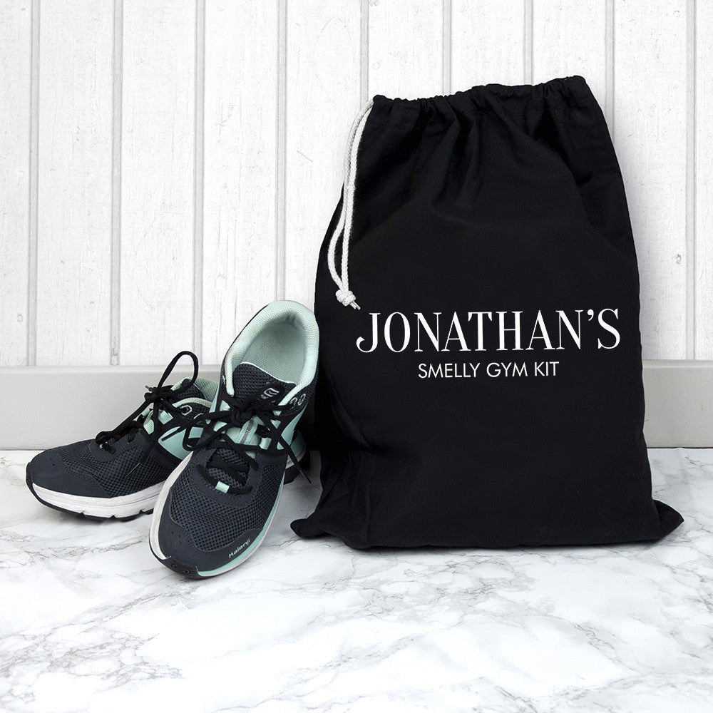 personalised gym bag