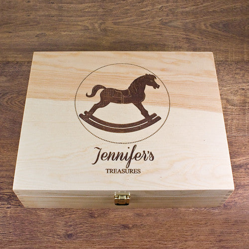 personalised baby rocking horse