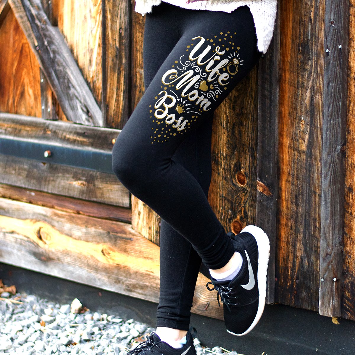 boss mom leggings brand