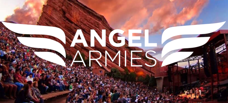 Chris Tomlin Worship Concert at Red Rocks amphitheater Denver Colorado - Angel Armies