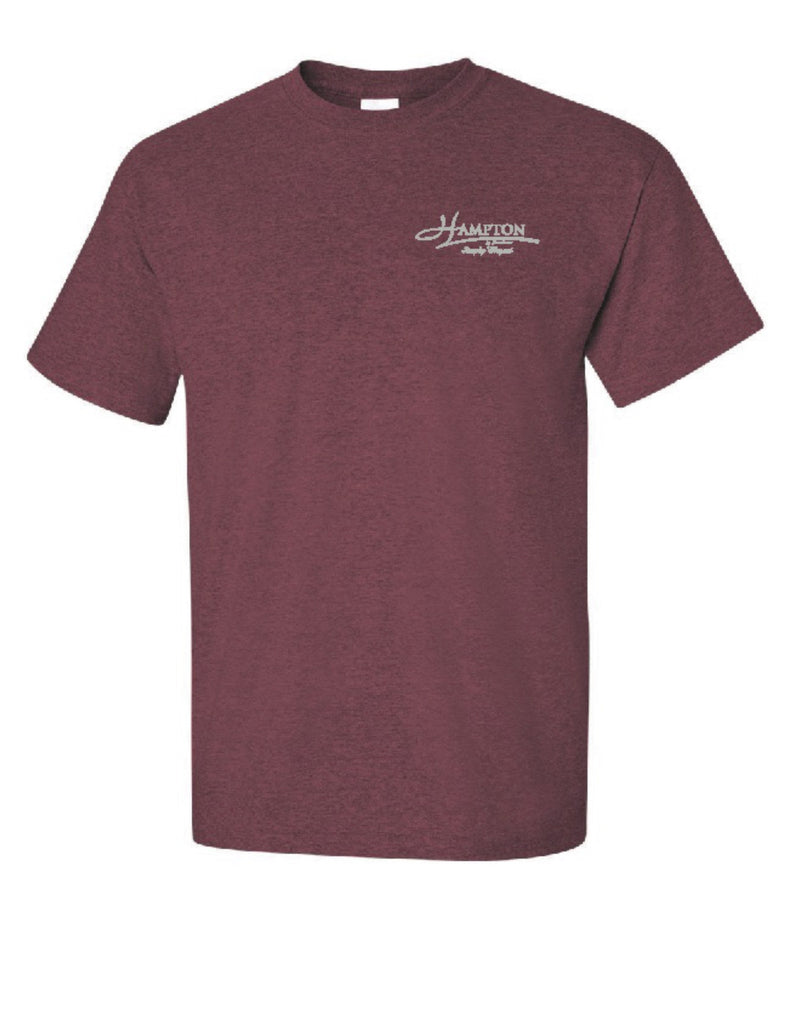 Heather Cardinal Short Sleeve T-Shirt - HB108HC – Charger Boat Apparel