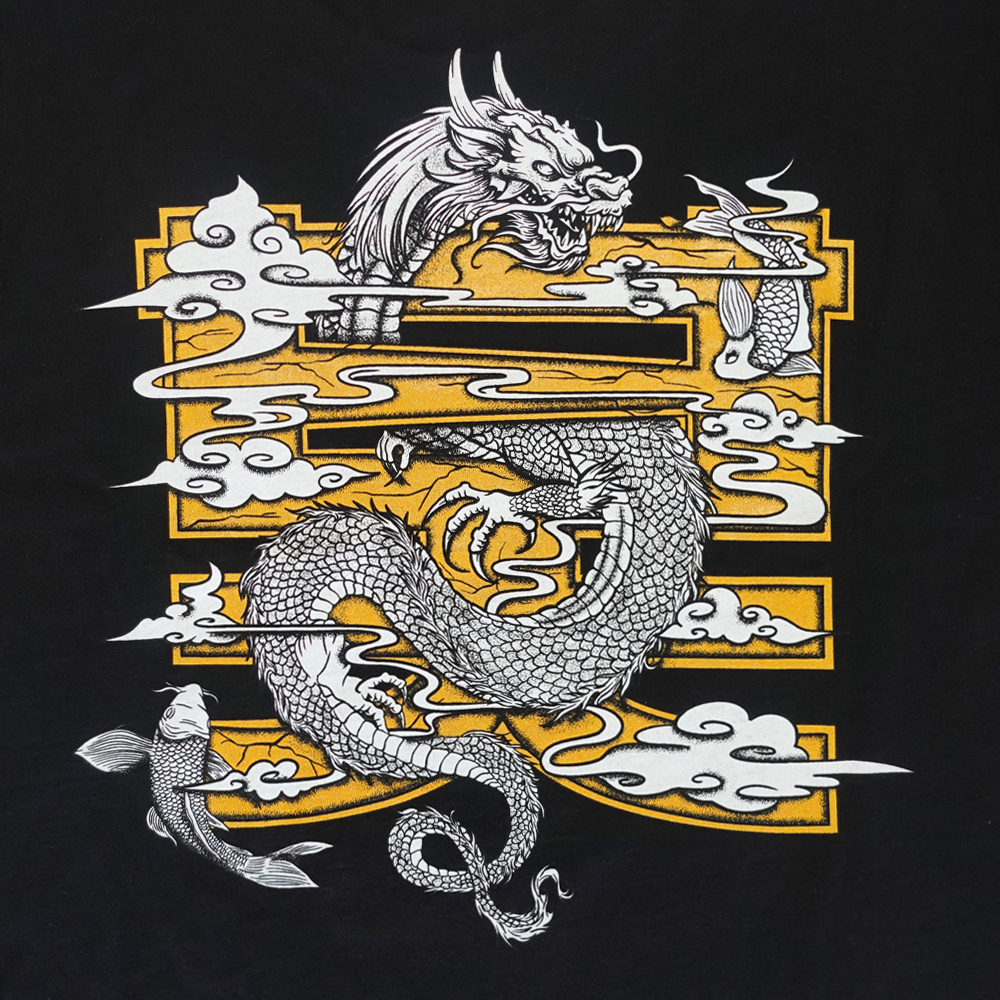 Shogun Audio Dragon T-shirt Black/Gold