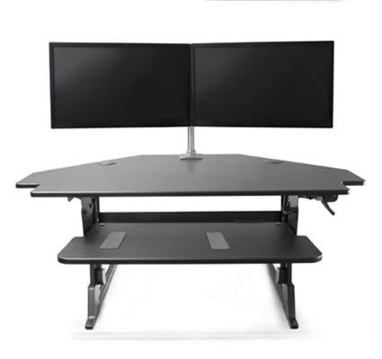 Volante Corner Desktop Sit Stand Workstation Ergo Experts