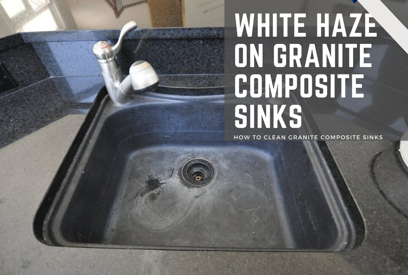 best way to get stains off a kitchen sink