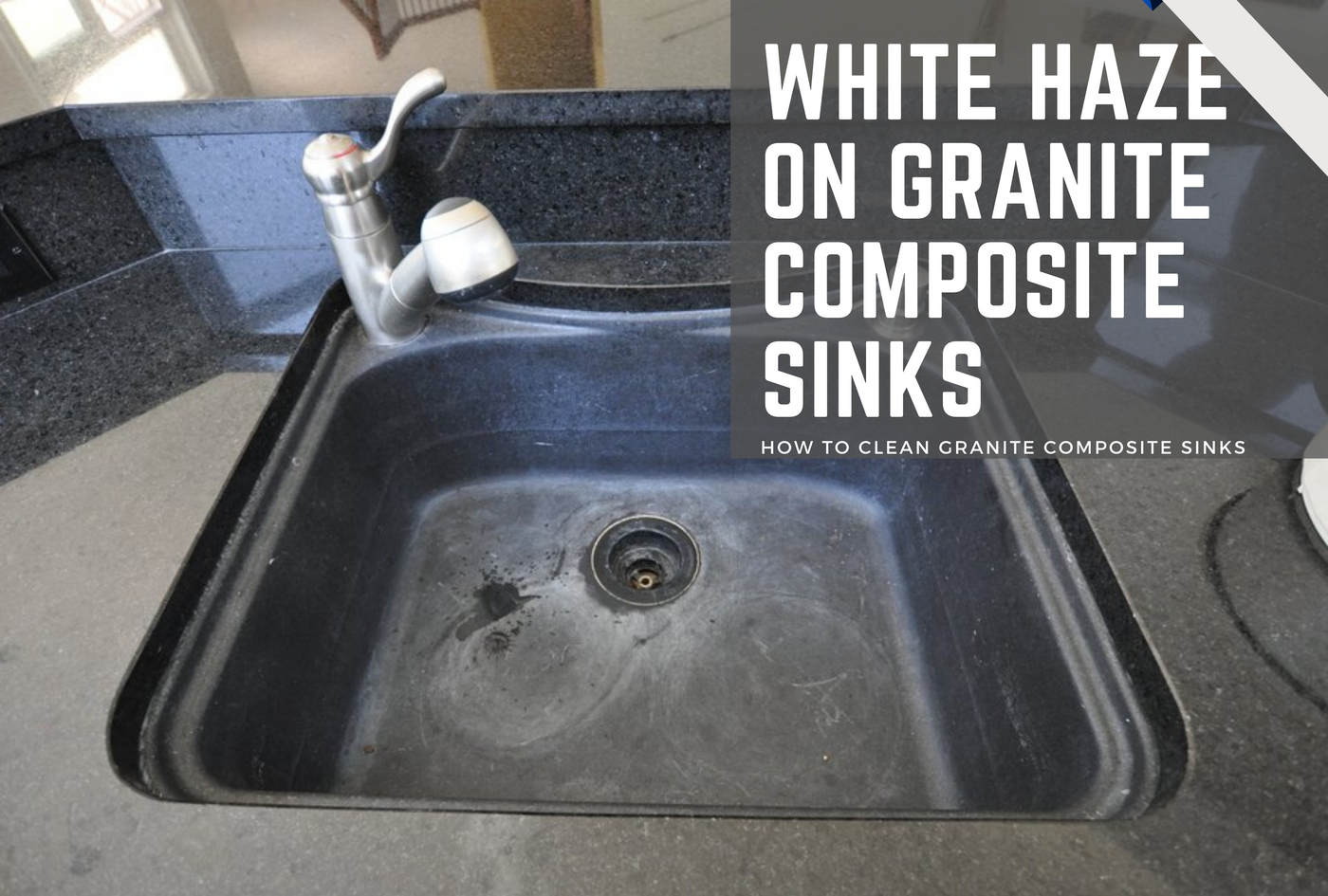 remove stains white kitchen sink