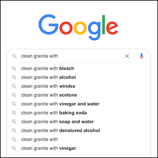 clean granite common searches
