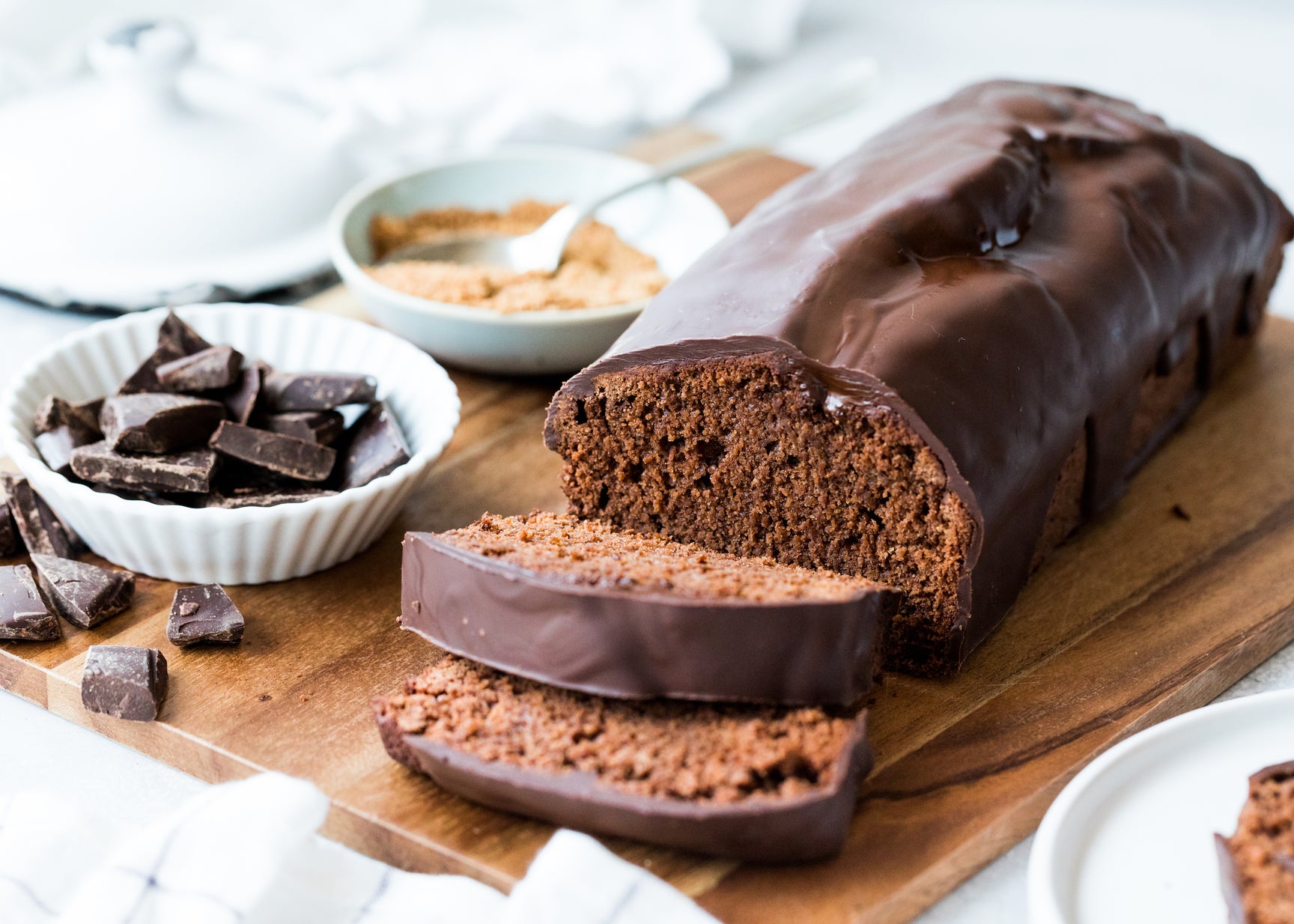 plant-based chocolate pound cake laird superfood