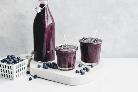 Blueberry Pie Smoothie with Aloha OatMac Plant Milk