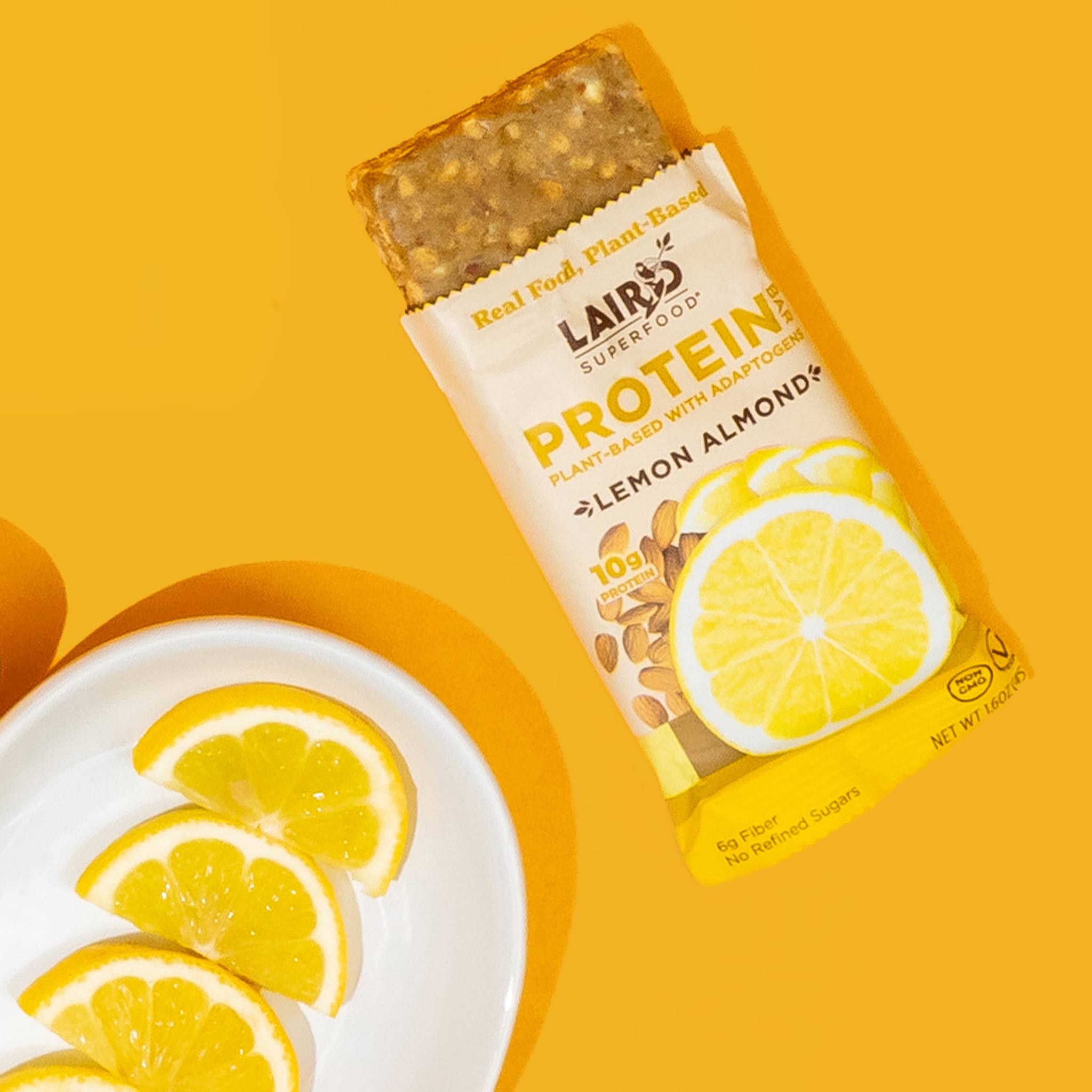 Lemon Almond Protein Bars Laird Superfood