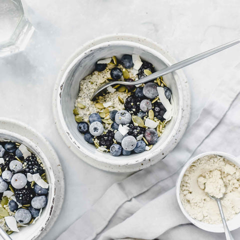 Overnight Oats with Renew Plant Based Protein