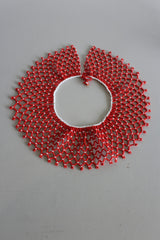 African red bead necklace