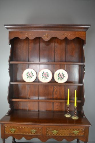 Antique Georgian Style Oak Kitchen Dresser