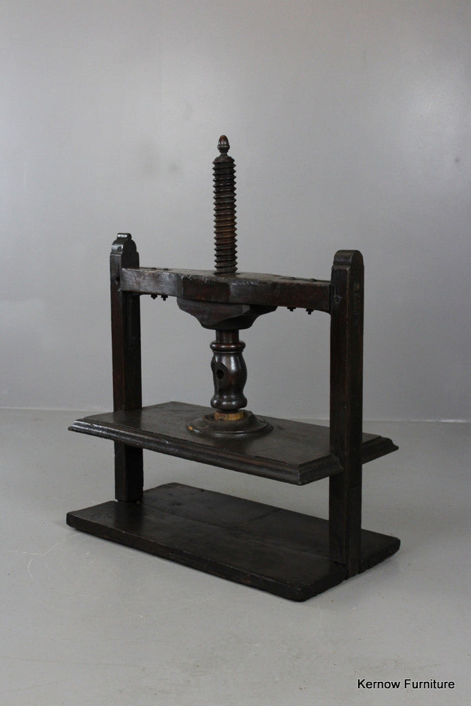 antique large number press