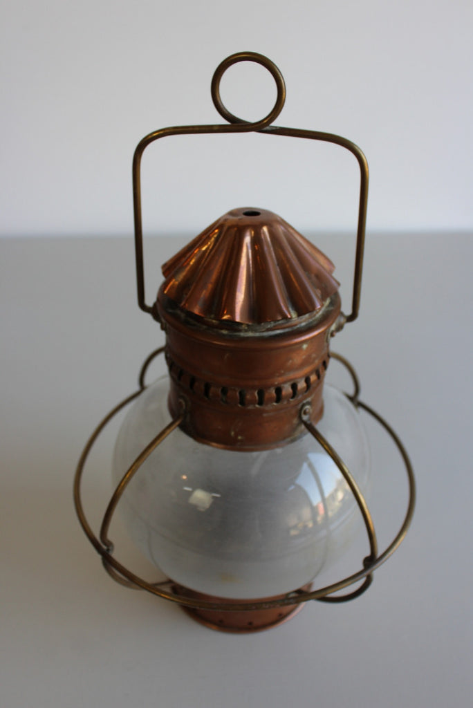 copper onion lamp