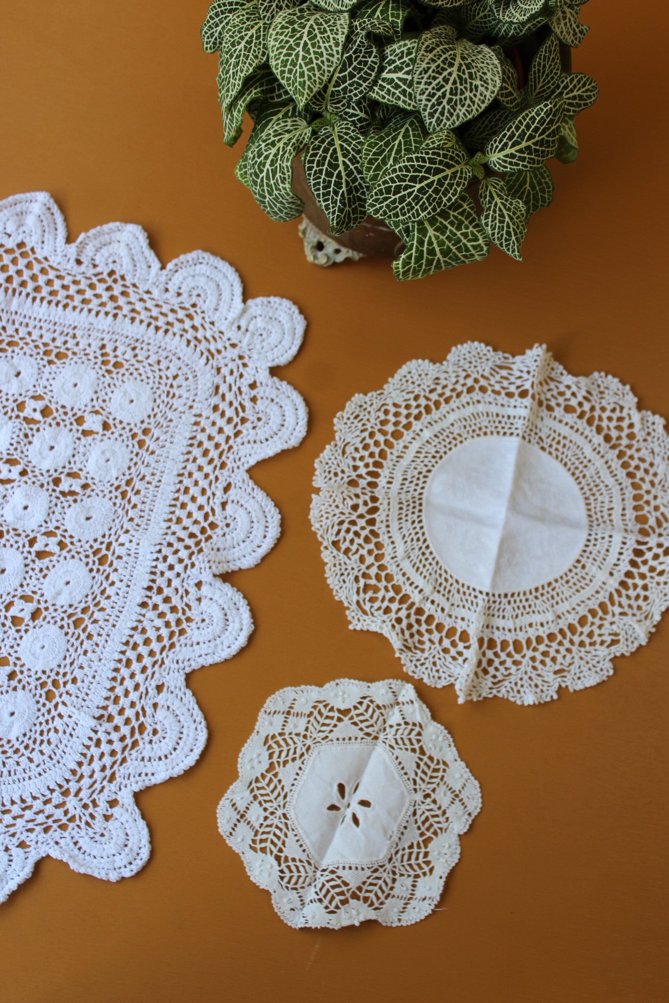 Vintage Hand Made Doilies