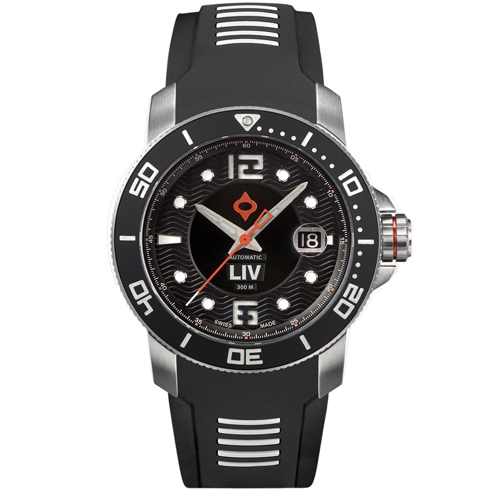 Shop GX-Diver's 44mm Steel Classic Black Swiss Made Auto Watch