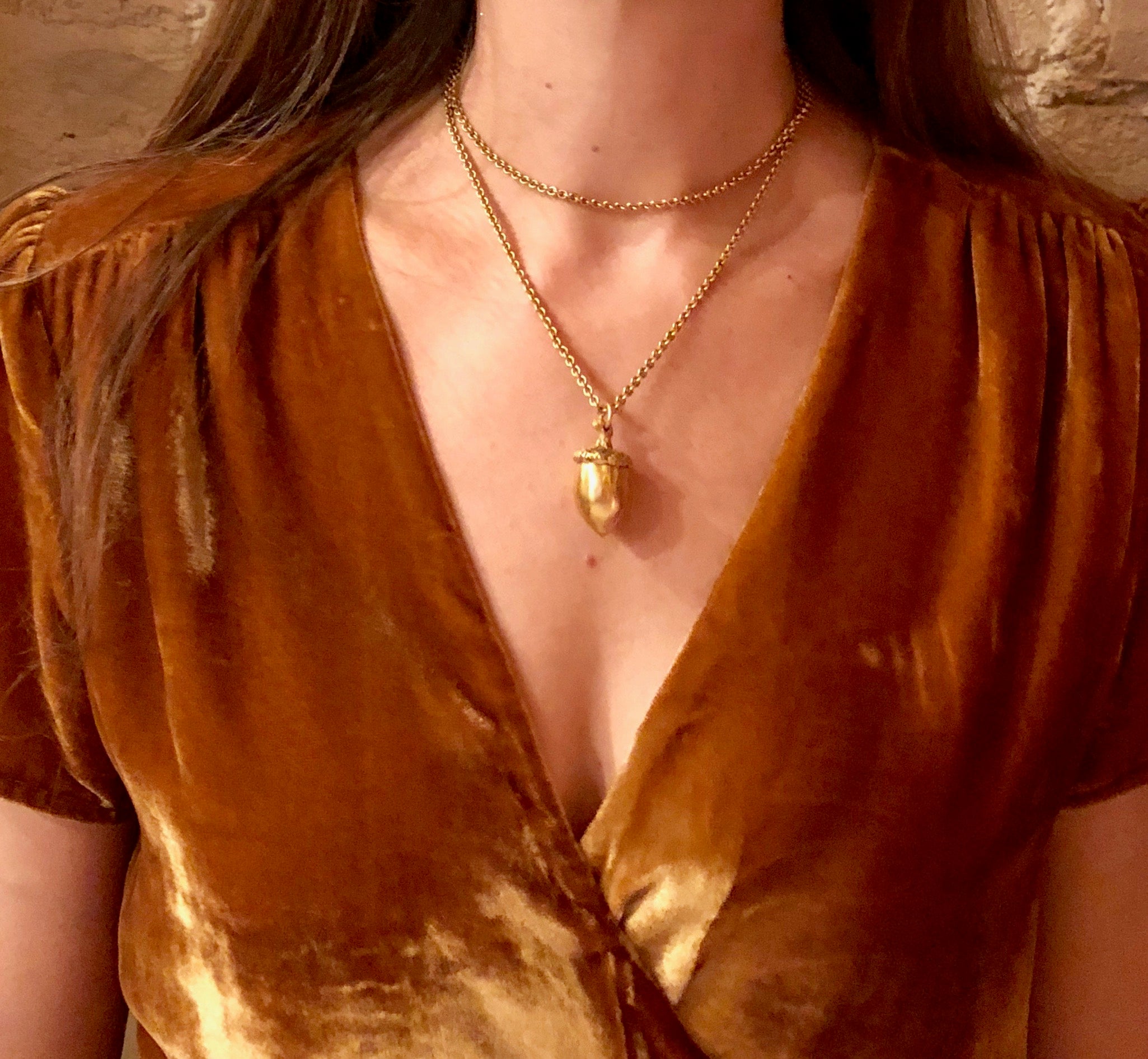 Acorn Large Necklace